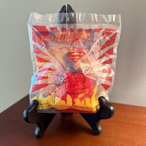 1997 DC Comics Superman Toy Burger King Kids Meal - Original Sealed Package